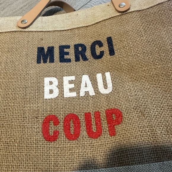 NWOT Clare V X Apolis Merci Beaucoup Lunch Bag - Picture 7 of 10